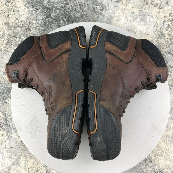 LaCrosse Men's 14 WIDE Adamas HD 6" Brown Leather Steel Toe Work Boots 460015 - Picture 11 of 16